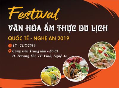 Chào mừng "Festival Văn hóa Ẩm thực Du lịch Quốc tế - Nghệ An 2019